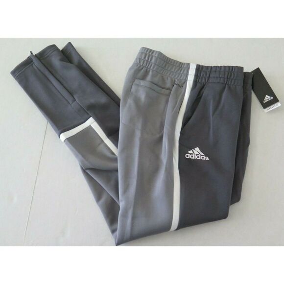adidas FQ1109 Women's Sz Small Gray Aeroready Warm-Up Jogger Pants - Picture 3 of 7